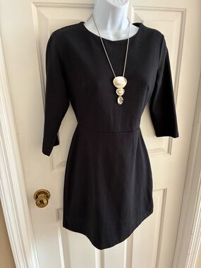 Classic Black Sheath Dress - Timeless Work-to-Evening Style, PS, Old Navy